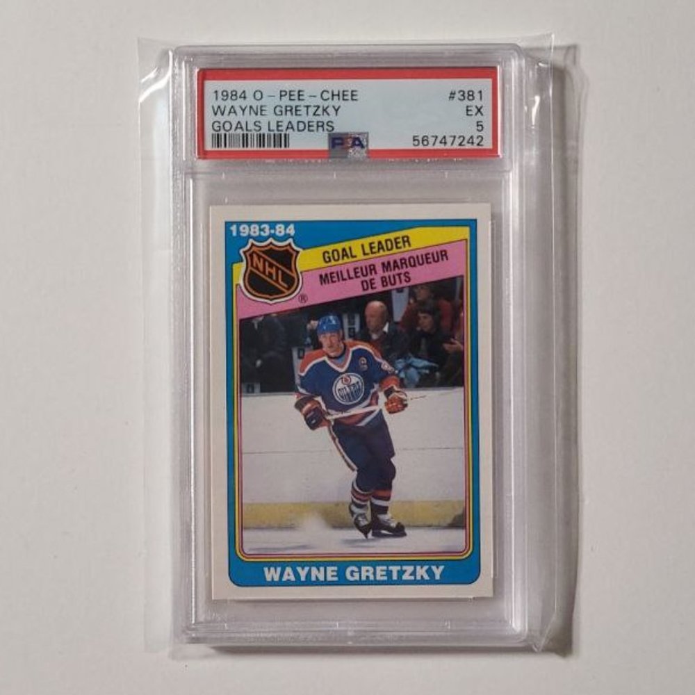 1984 O-Pee-Chee Wayne Gretzky #381 PSA 5